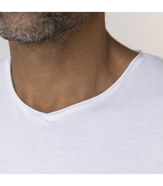 ANONYM x DUNCAN - T-shirt blanc à manches courtes