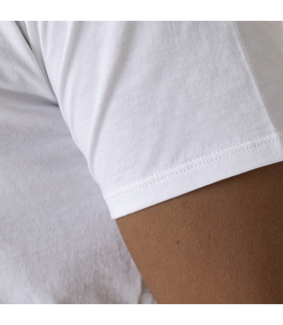 ANONYM x DUNCAN - T-shirt blanc à manches courtes