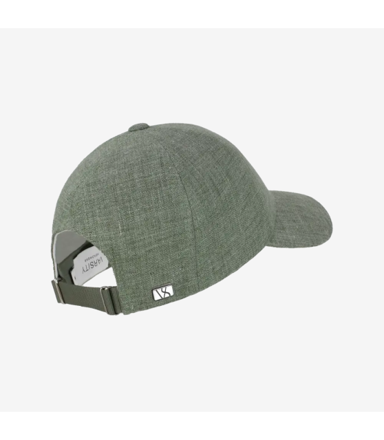 VARSITY - Casquette vert pistache en lin