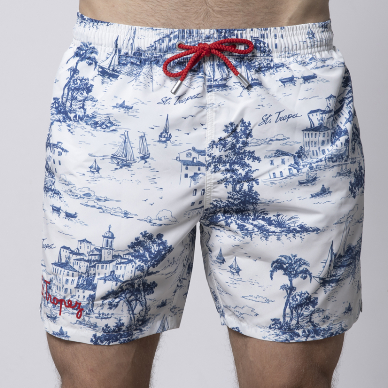 MC2 SAINT BARTH - Maillot de bain blanc Saint-Tropez