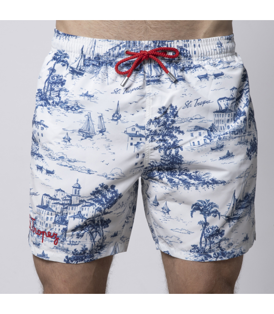 MC2 SAINT BARTH - Maillot de bain blanc Saint-Tropez