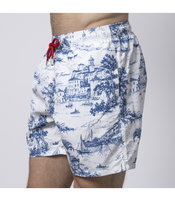 MC2 SAINT BARTH - Maillot de bain blanc Saint-Tropez