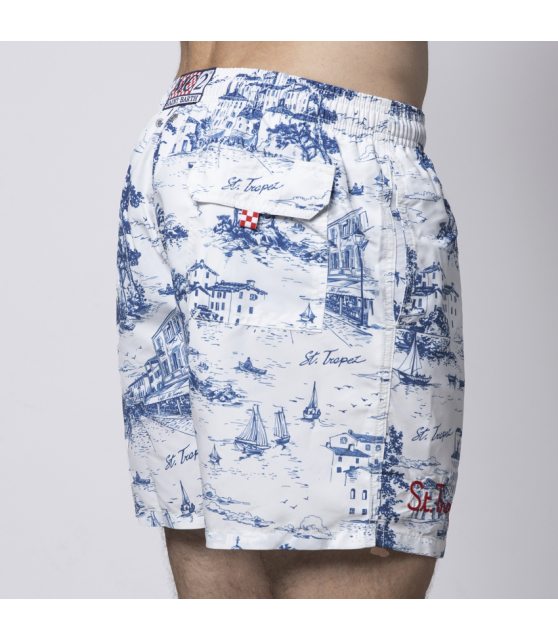 MC2 SAINT BARTH - Maillot de bain blanc Saint-Tropez