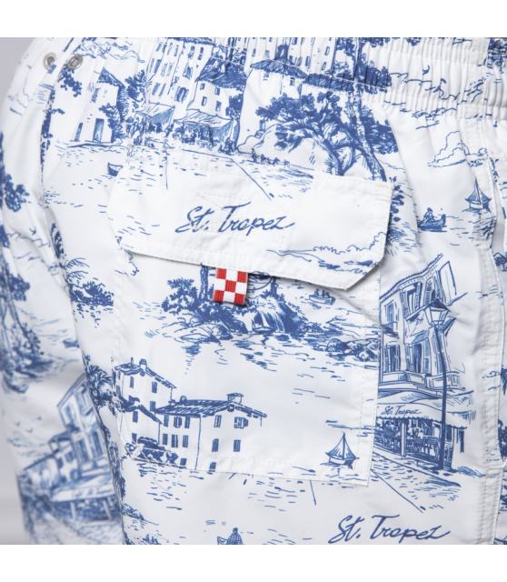 MC2 SAINT BARTH - Maillot de bain blanc Saint-Tropez