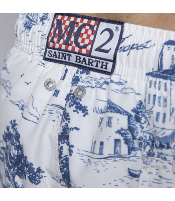 MC2 SAINT BARTH - Maillot de bain blanc Saint-Tropez