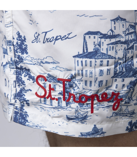 MC2 SAINT BARTH - Maillot de bain blanc Saint-Tropez