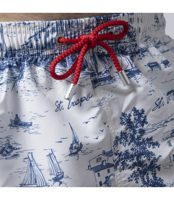 MC2 SAINT BARTH - Maillot de bain blanc Saint-Tropez