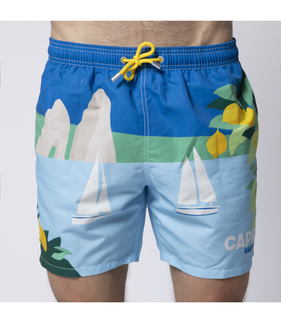 MC2 SAINT BARTH - Maillot de bain Capri Postcard