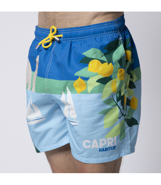 MC2 SAINT BARTH - Maillot de bain Capri Postcard