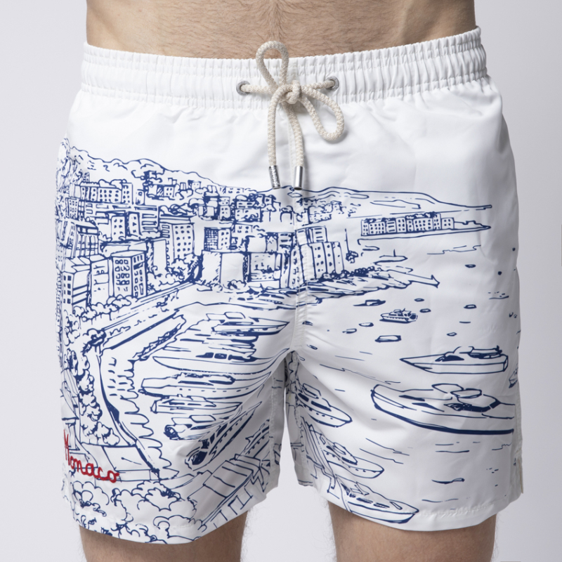 MC2 SAINT BARTH - Maillot de bain blanc Monaco