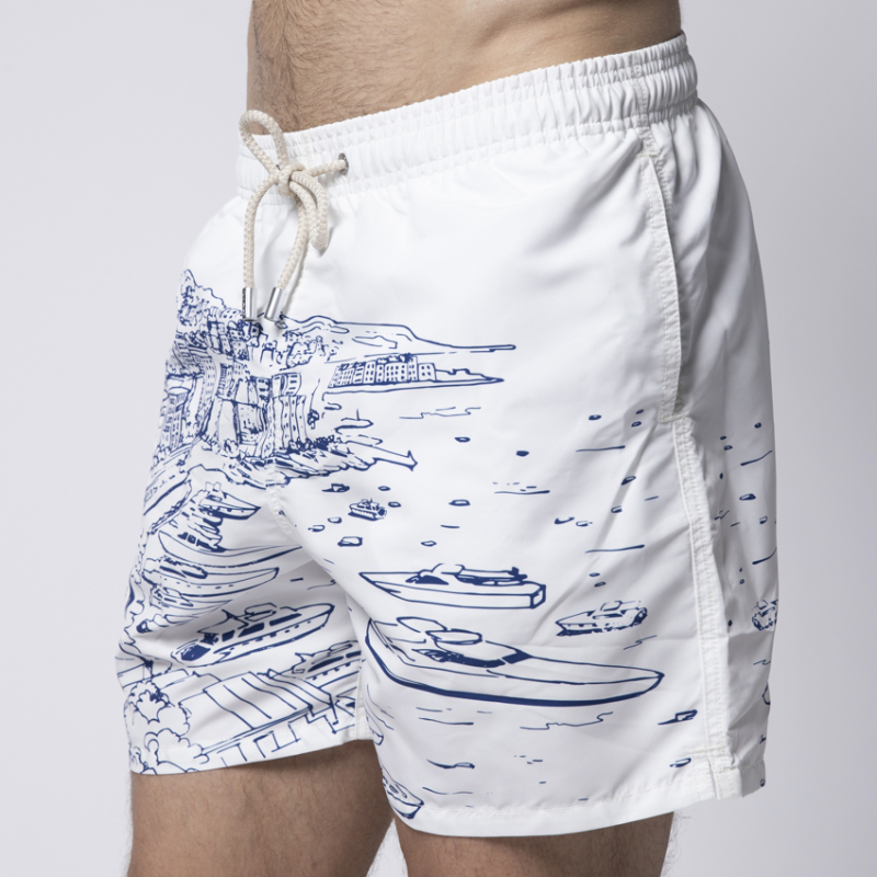 MC2 SAINT BARTH - Maillot de bain blanc Monaco 2