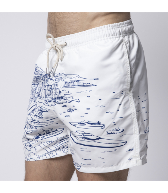 MC2 SAINT BARTH - Maillot de bain blanc Monaco