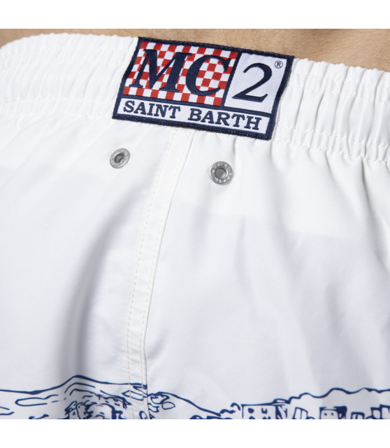 MC2 SAINT BARTH - Maillot de bain blanc Monaco