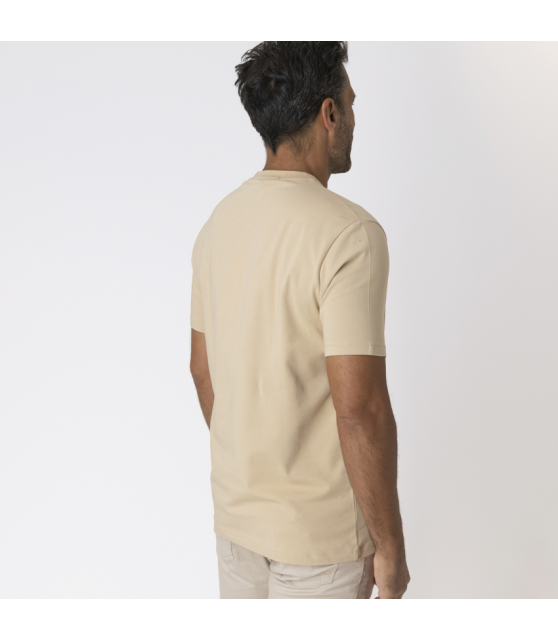 KARL LAGERFELD - T-shirt beige à logo