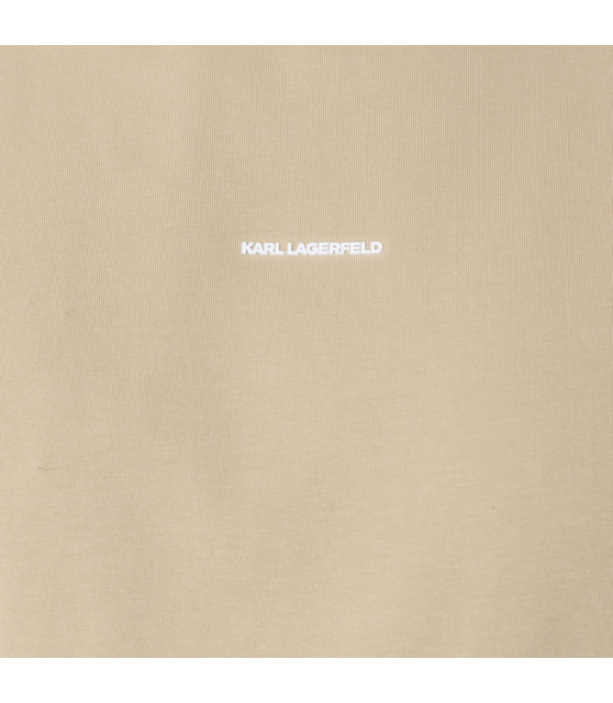 KARL LAGERFELD - T-shirt beige à logo