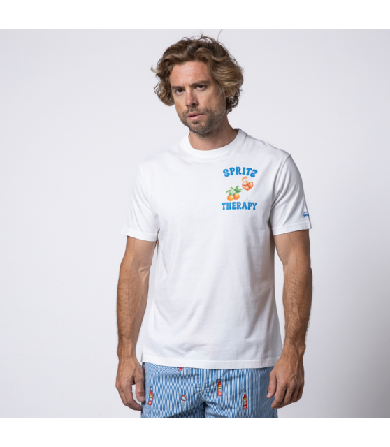 MC2 SAINT BARTH - T-shirt blanc Spritz Therapy