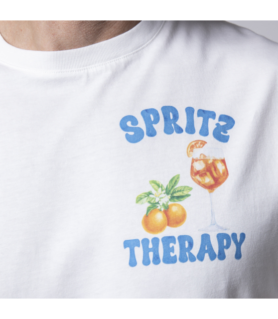 MC2 SAINT BARTH - T-shirt blanc Spritz Therapy