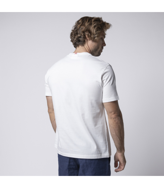 MC2 SAINT BARTH - T-shirt blanc Saint Barth Padel Club