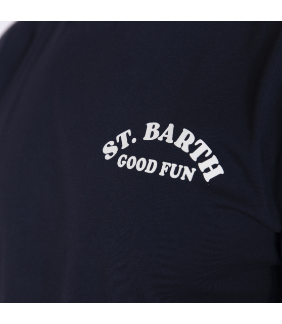 MC2 SAINT BARTH - T-shirt bleu marine Banana Love