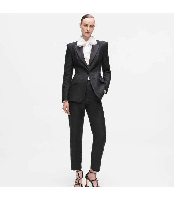KARL LAGERFELD - VESTE BLAZER MÉTALLIQUE