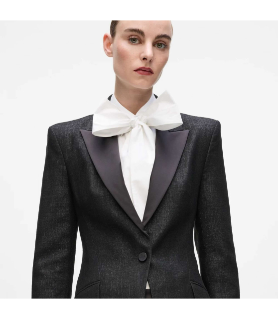 KARL LAGERFELD - VESTE BLAZER MÉTALLIQUE