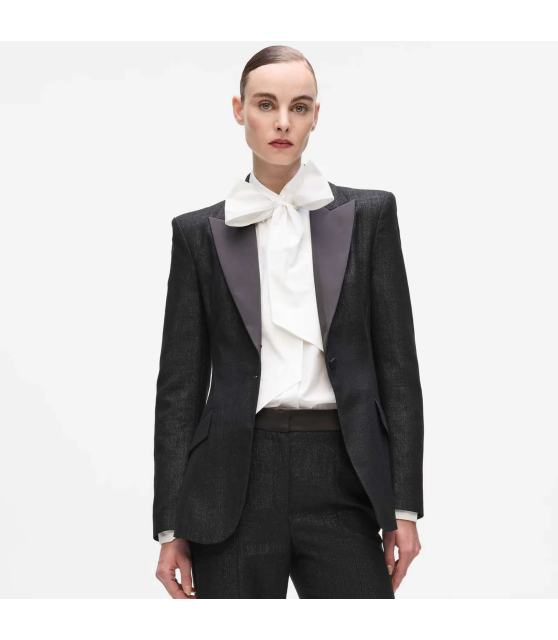 KARL LAGERFELD - VESTE BLAZER MÉTALLIQUE