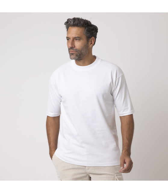 DUNCAN - T-shirt blanc ras-du-cou