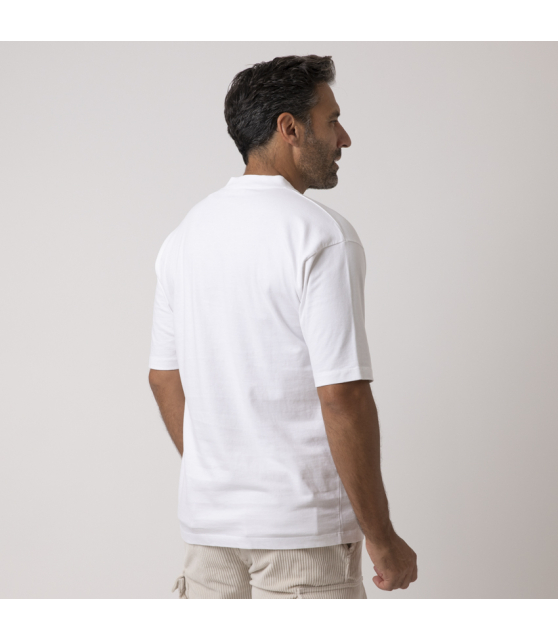DUNCAN - T-shirt blanc ras-du-cou