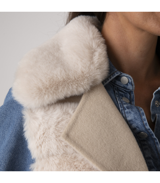 DUNCAN - Gilet crème sans manches en laine