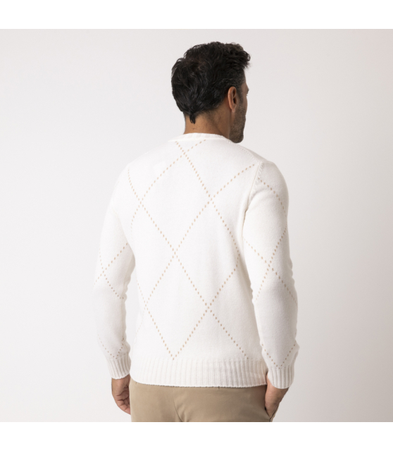 GRAN SASSO - Pull crème en cachemire