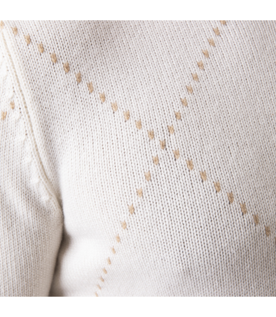 GRAN SASSO - Pull crème en cachemire