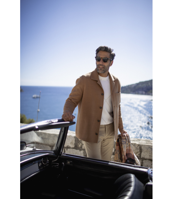 GRAN SASSO - Pull crème en cachemire