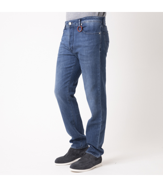 TRAMAROSSA - Jean DANTE bleu moyen délavé