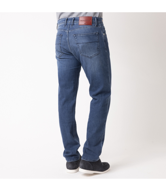 TRAMAROSSA - Jean DANTE bleu moyen délavé