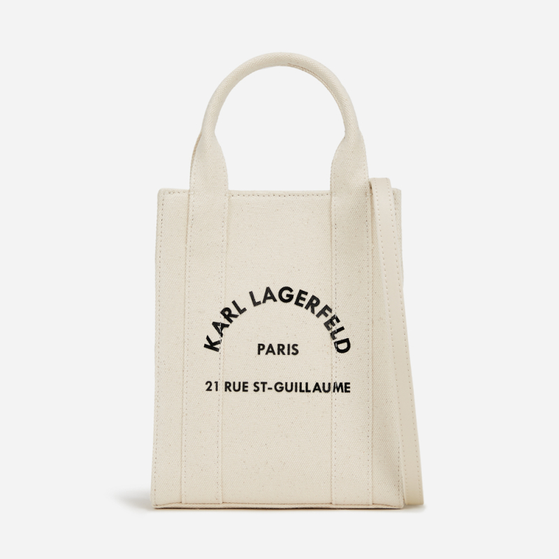 KARL LAGERFELD - PETIT SAC CABAS CRÈME