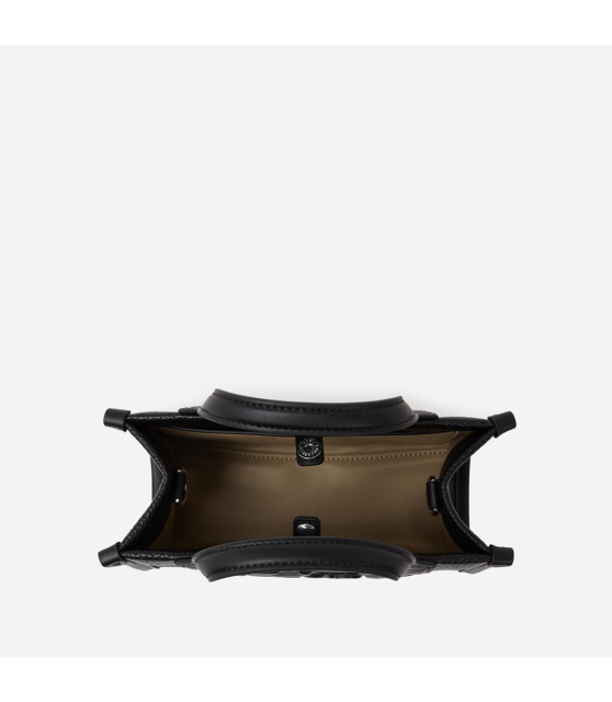 KARL LAGERFELD - PETIT SAC NOIR K/SUARE CUIR GRAINÉ