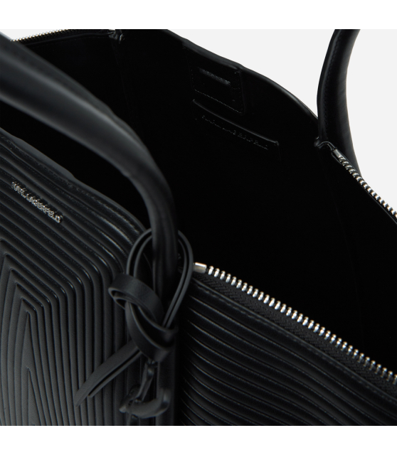 KARL LAGERFELD - TOTE BAG NOIR K/WELLEN