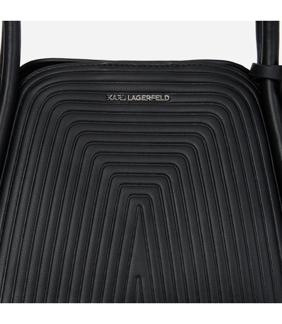 KARL LAGERFELD - TOTE BAG NOIR K/WELLEN