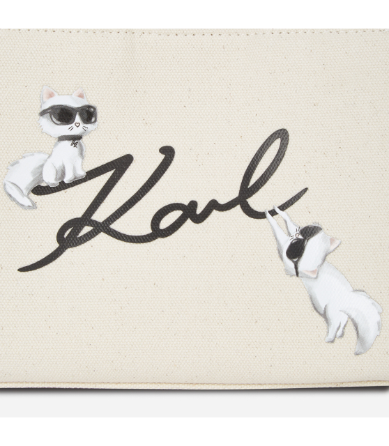 KARL LAGERFELD - Sac à main Ikon Signature Choupette