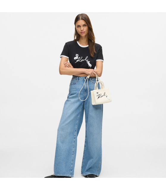 KARL LAGERFELD - Sac à main Ikon Signature Choupette