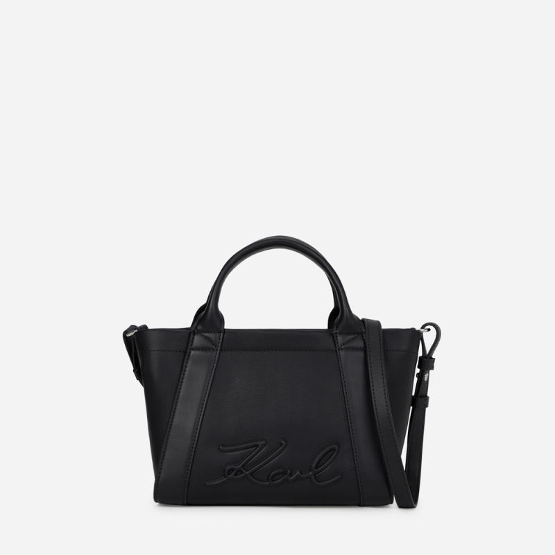 KARL LAGERFELD - TOTE BAG NOIR K/VILLE