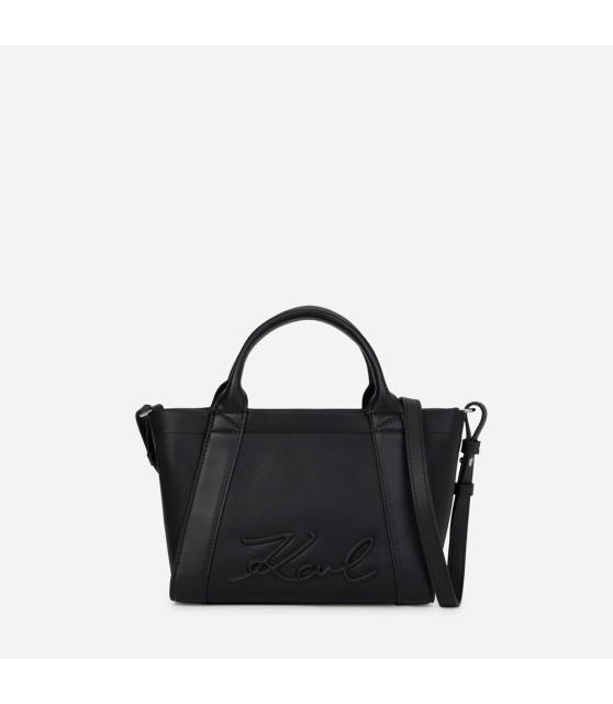 KARL LAGERFELD - TOTE BAG NOIR K/VILLE