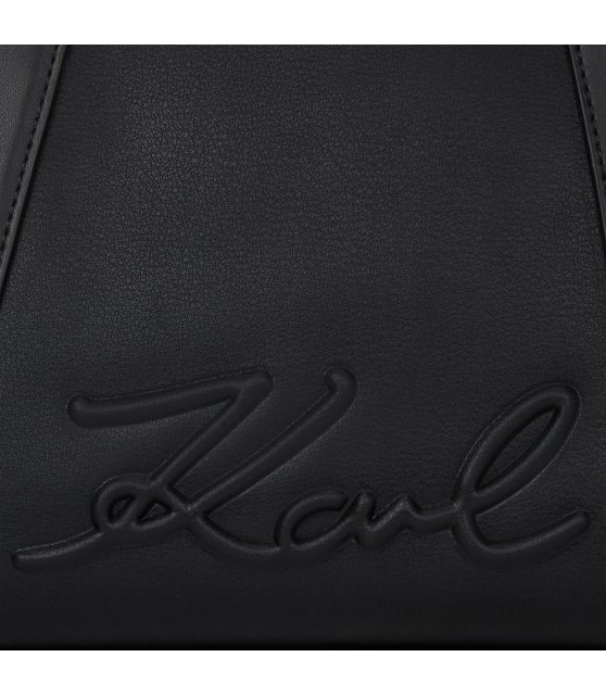 KARL LAGERFELD - TOTE BAG NOIR K/VILLE
