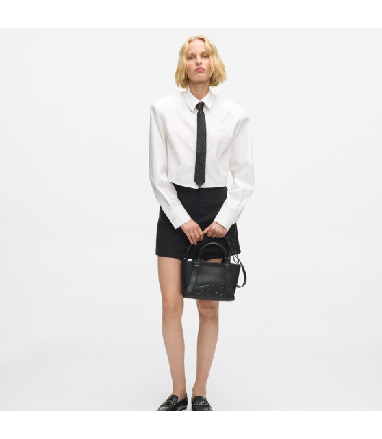 KARL LAGERFELD - TOTE BAG NOIR K/VILLE