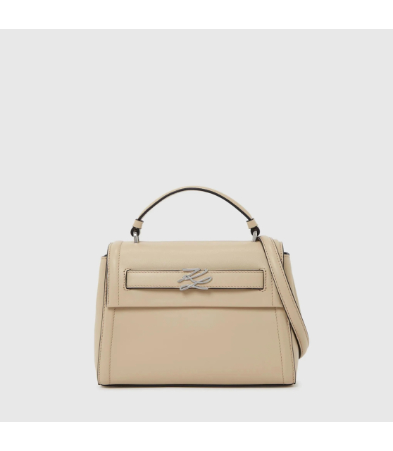 KARL LAGERFELD - Petit sac à main beige K/Autograph