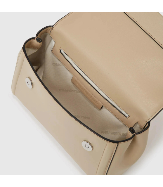 KARL LAGERFELD - Petit sac à main beige K/Autograph