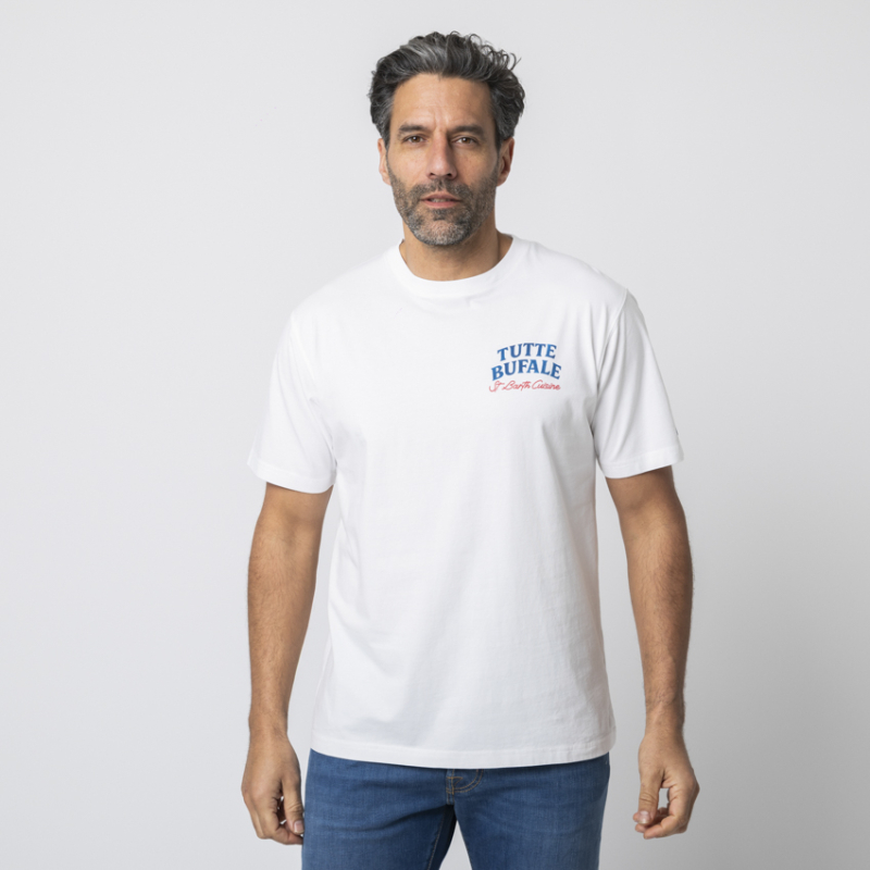 MC2 SAINT BARTH - T-shirt blanc Tutte Bufale