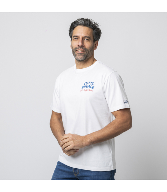 MC2 SAINT BARTH - T-shirt blanc Tutte Bufale