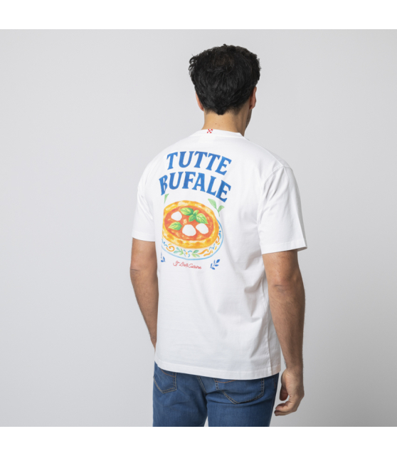 MC2 SAINT BARTH - T-shirt blanc Tutte Bufale