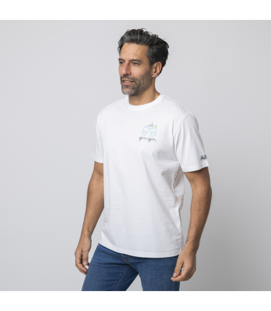 MC2 SAINT BARTH - T-shirt blanc Gin-Gin